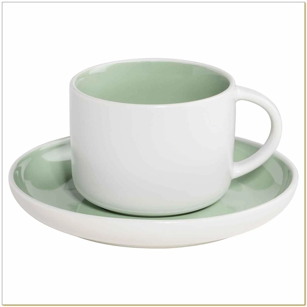 Maxwell & Williams - Tint - Filiżanka do kawy, biało-zielona | PRODUKT WYCOFANY Z OFERTY